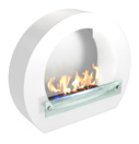 Биокамин Баррель / Barrel белый (ZeFire)