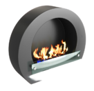 Биокамин Баррель / Barrel черный (ZeFire)